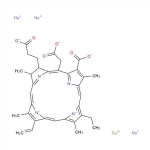 أملاح الصوديوم مركب الكلوروفيلين النحاس